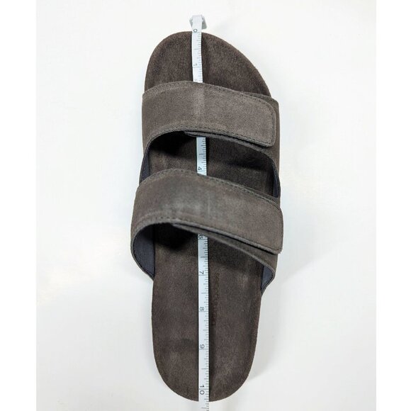 NWT The Men's Store Bloomingdale's Two Strap Grey Sandals Size 8 (MSRP $145) - Picture 8 of 8